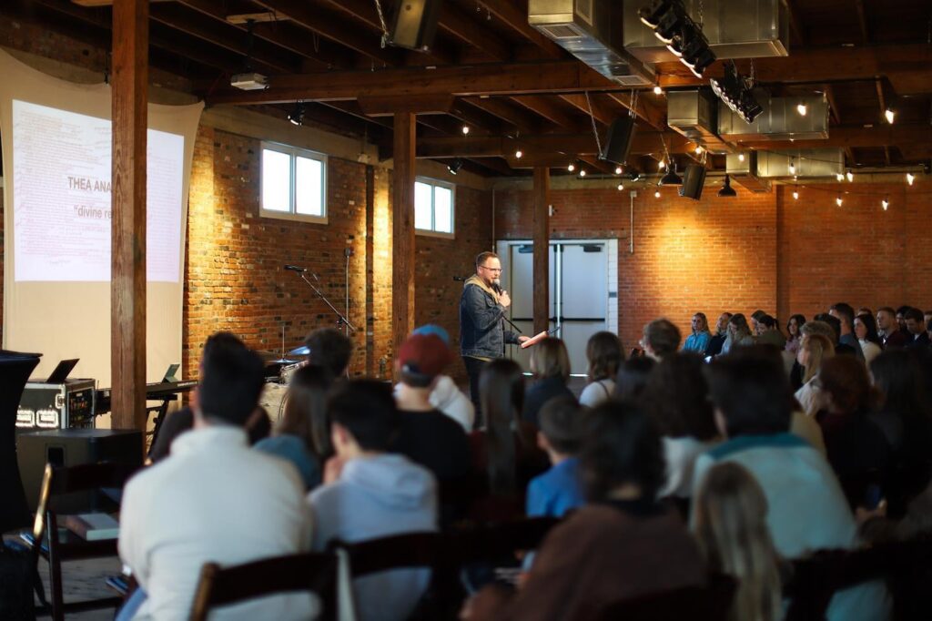 celebrate, gather, worship and connect with your community at private event venue ice house on main in bryan college station, tx