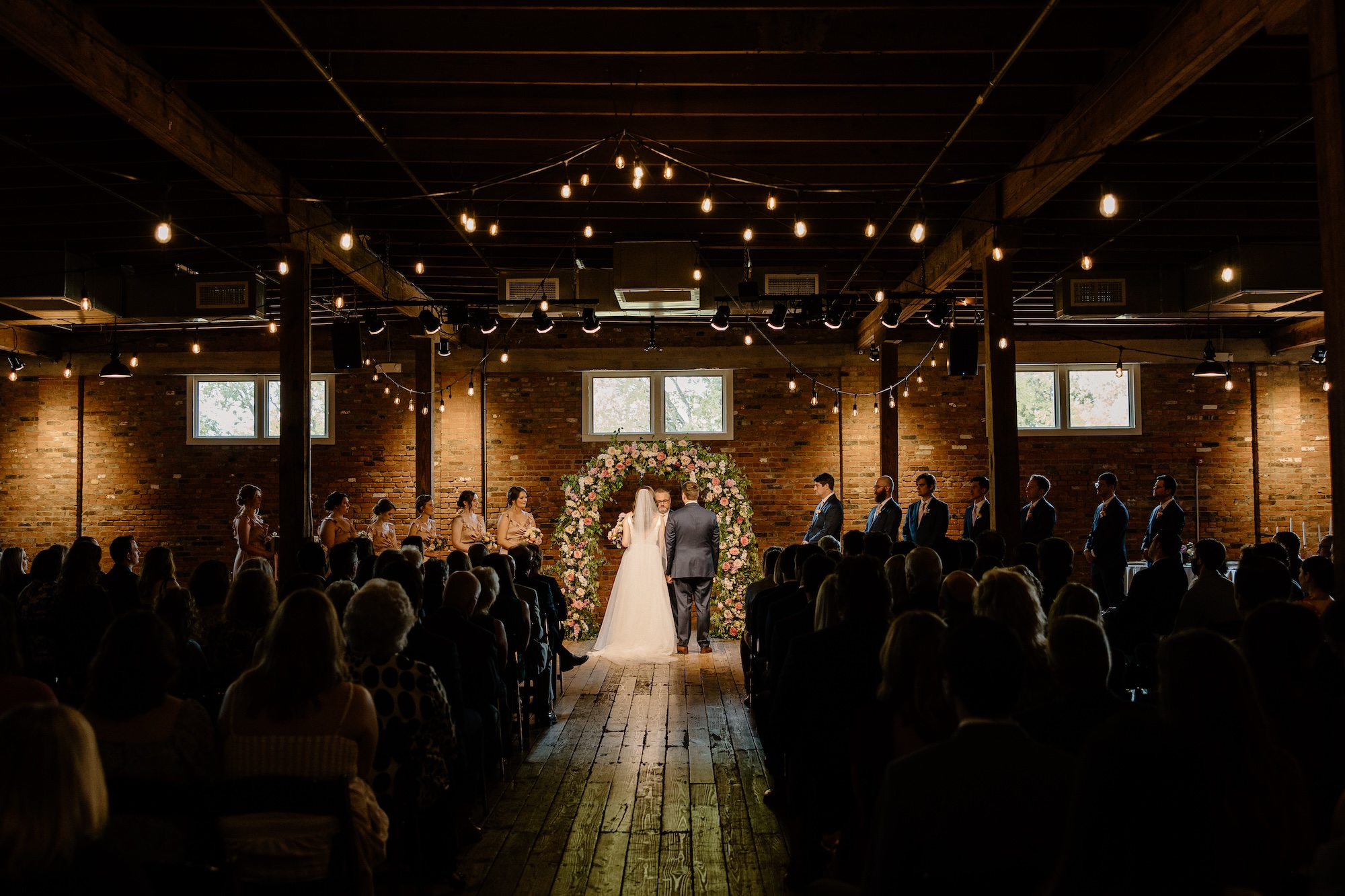 wedding ceremonies and receptions at ice house on main in bryan, tx wedding venue